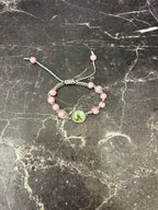 🌟 Adjustable Beaded Rosary Bracelets with Religious Medals – Light Blue, Black, Green, Dark Blue, Pink, Purple, White & Gray ✨