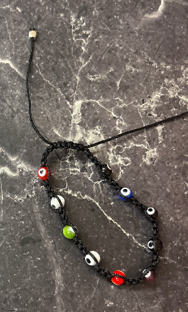 🧿 Evil Eye Protection Bracelets – Adjustable Red & Black Cord Set ✨