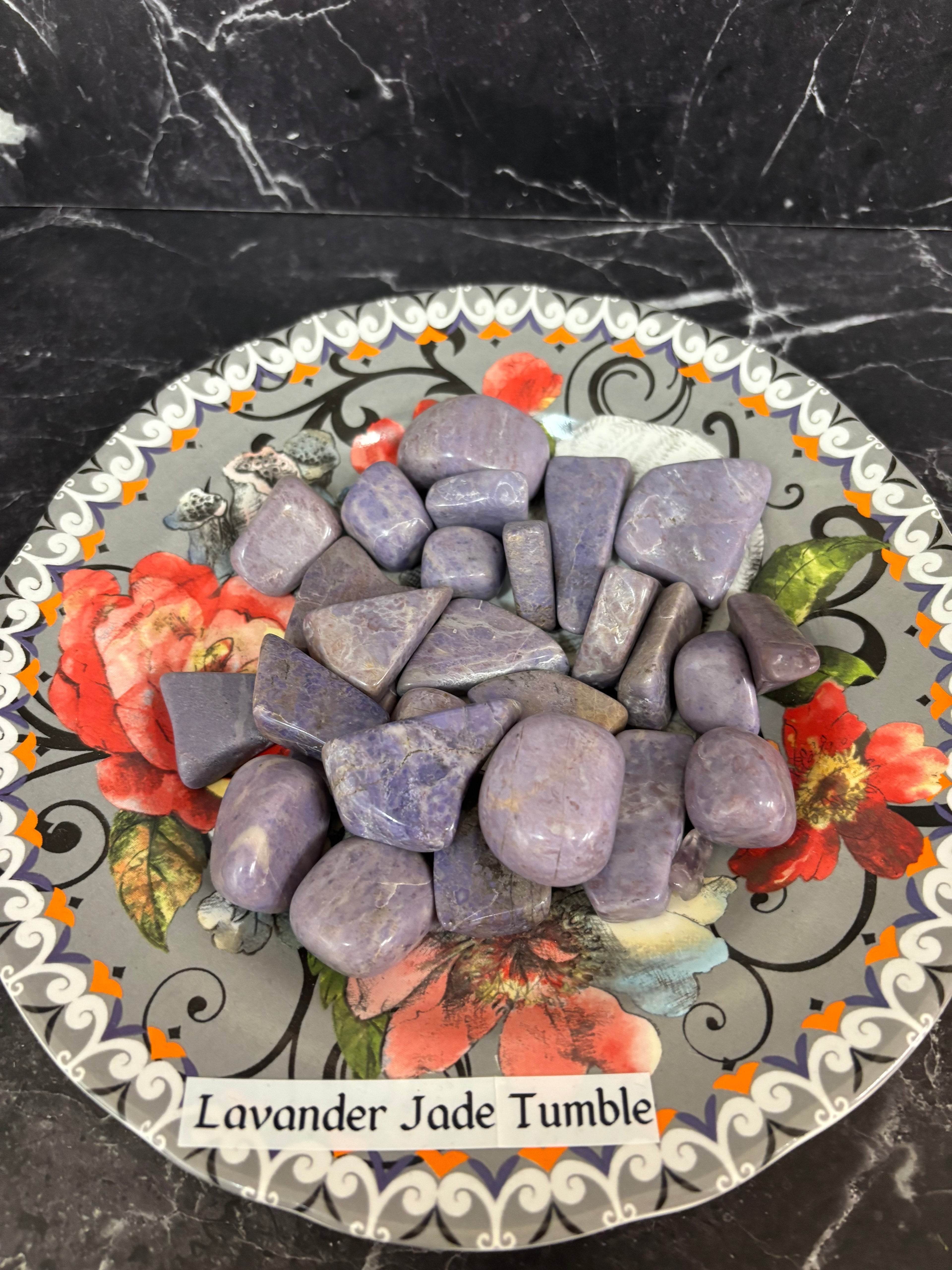 Lavender Jade Tumble — Single Stone of Tranquility & Spiritual Balance