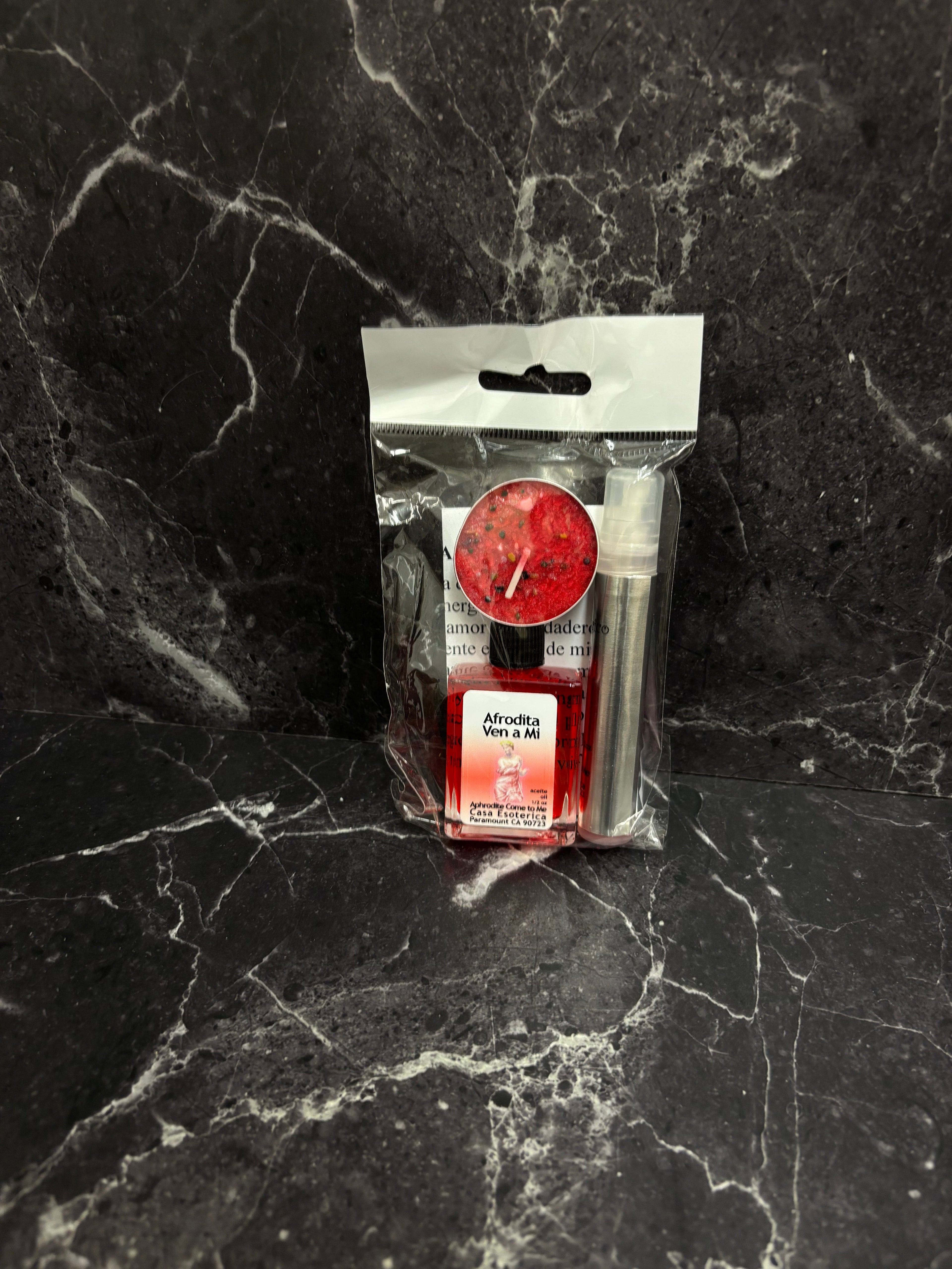 Afrodita “Ven a Mí” Ritual Kit — Love Attraction & Passion Spell Set
