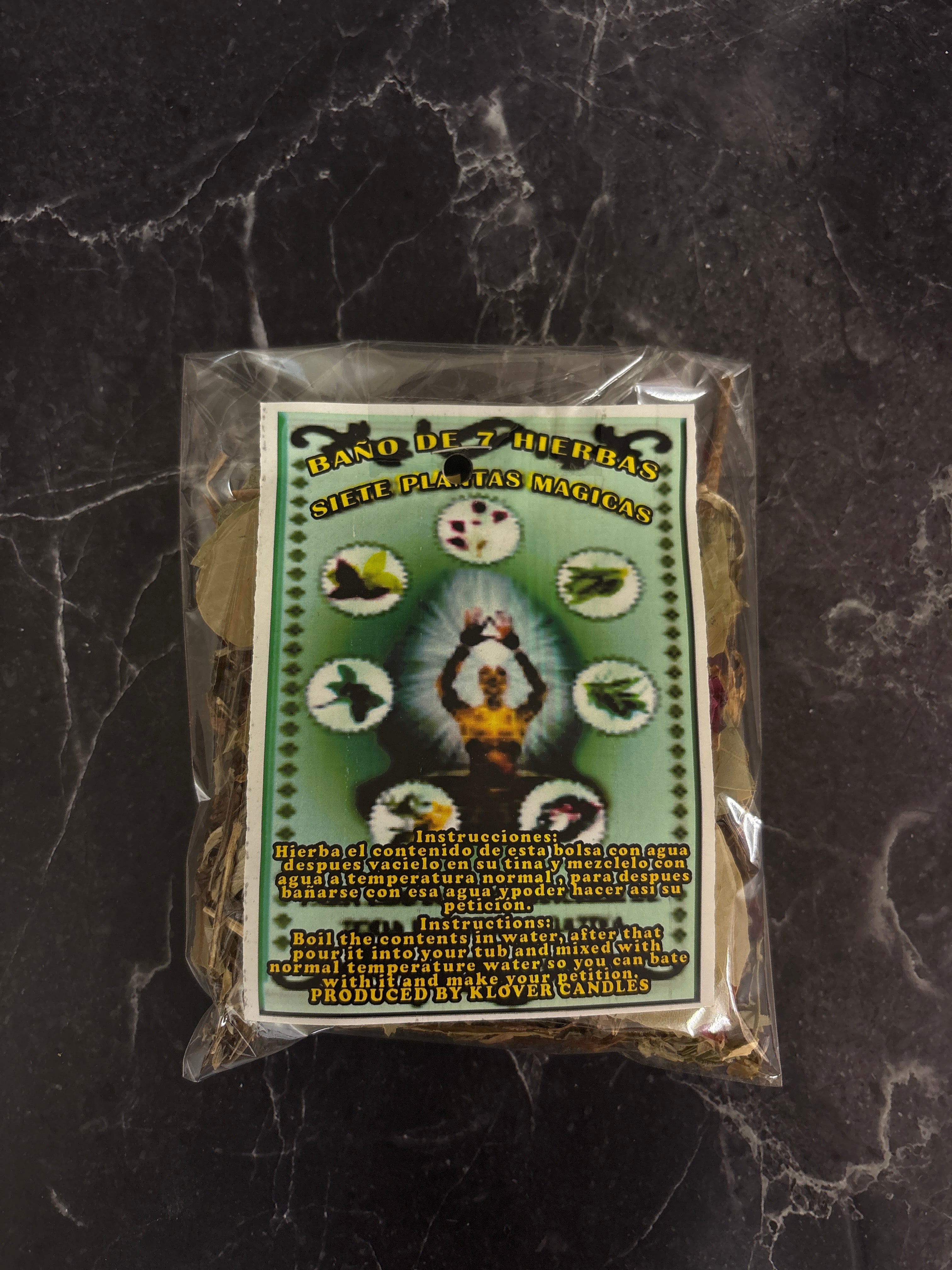 Baño de 7 Hierbas – Siete Plantas Mágicas (7 Magical Plants Bath)
