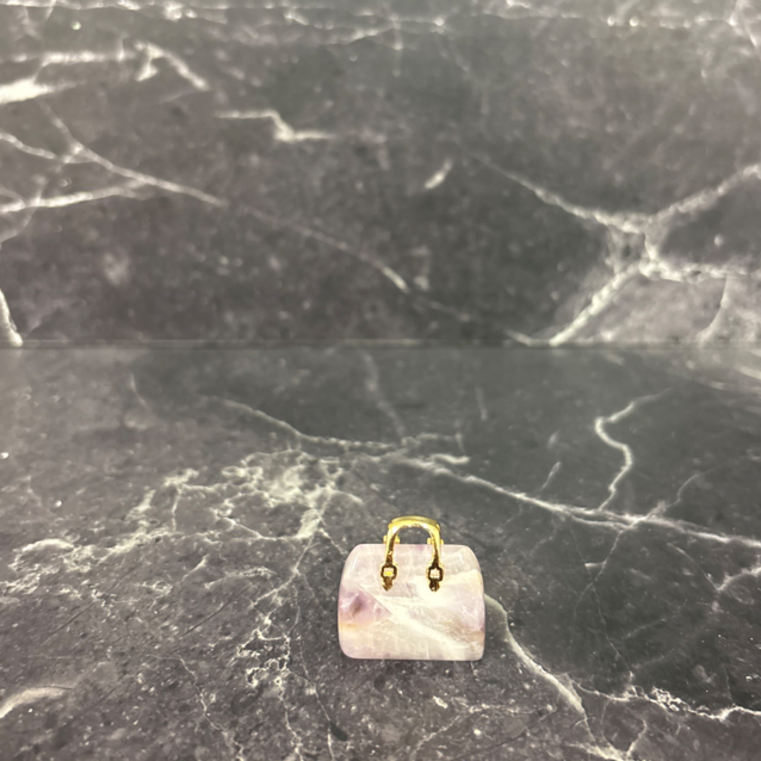 Mini Amethyst Crystal Purse – Self-Love, Glam & Spiritual Balance