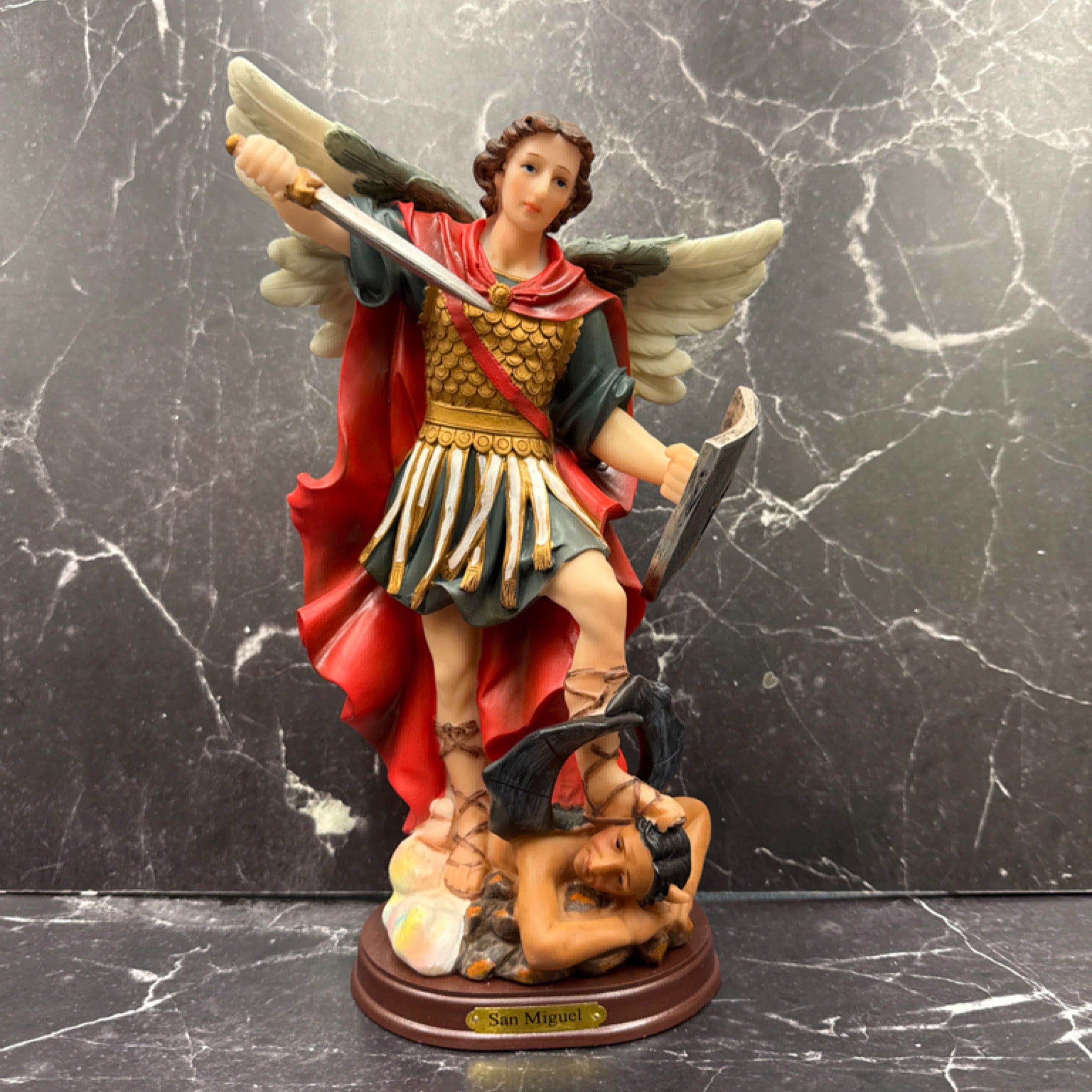 San Miguel Archangel Statue 11"